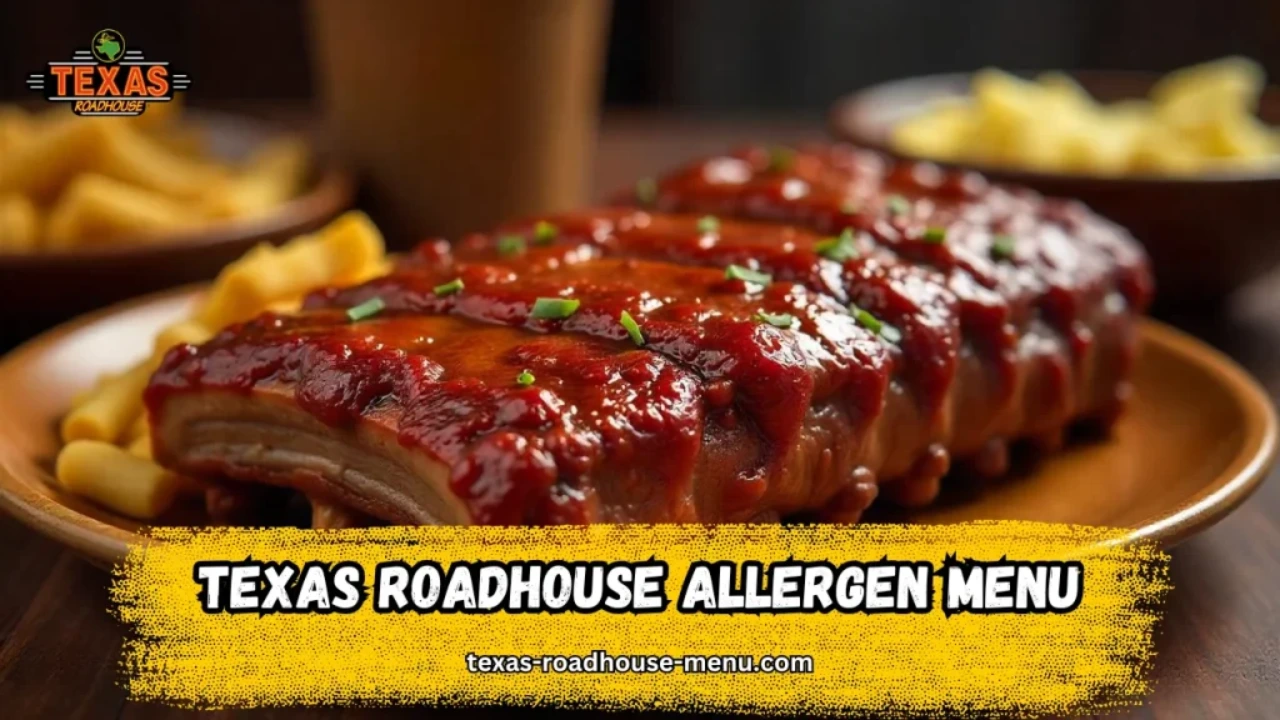 Texas Roadhouse Allergen Menu