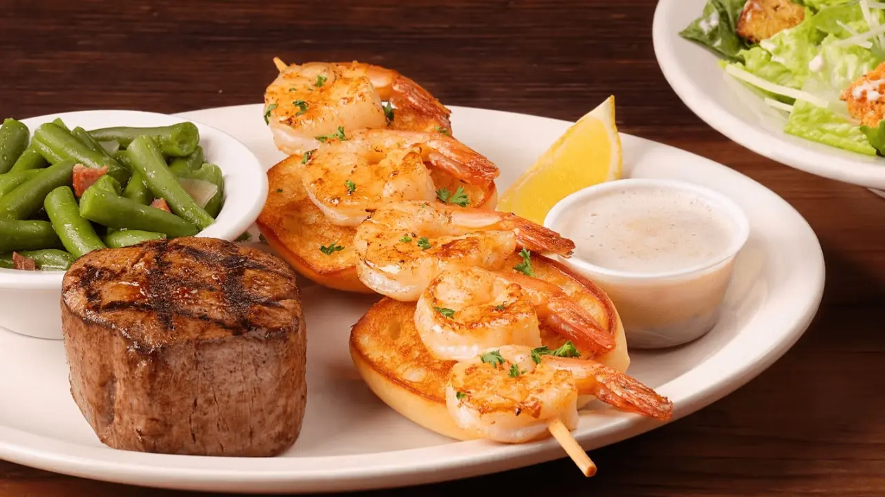 Filet 6oz & Grilled Shrimp